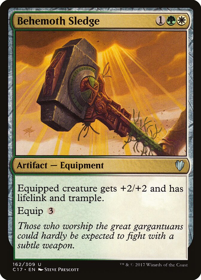Behemoth Sledge card front