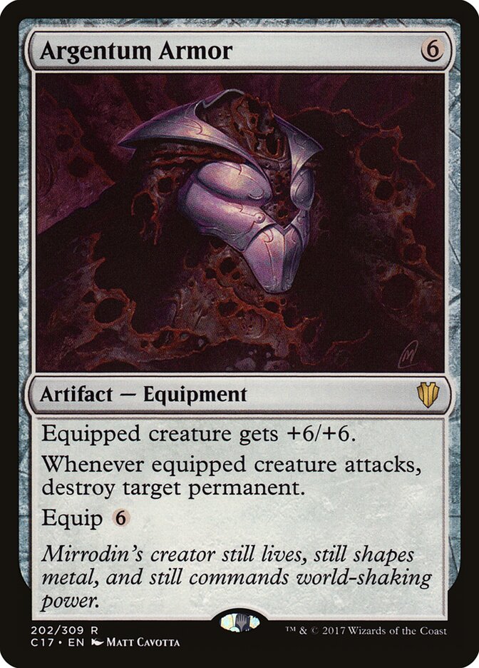 Argentum Armor card front