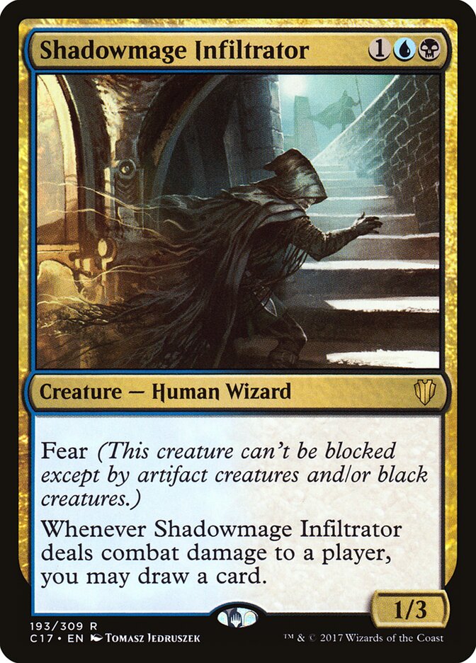 Shadowmage Infiltrator card front