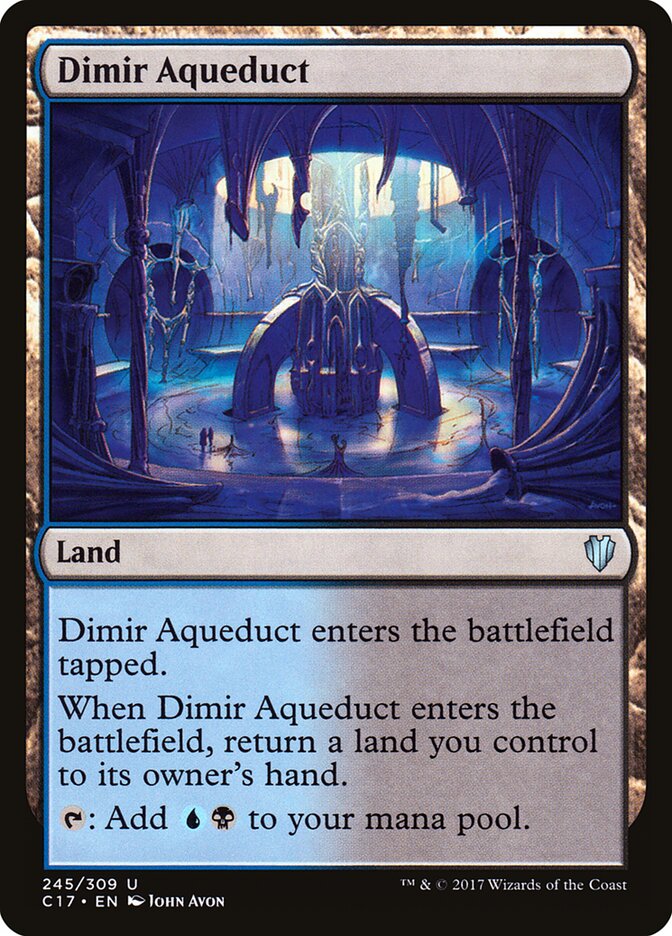 Dimir Aqueduct card front