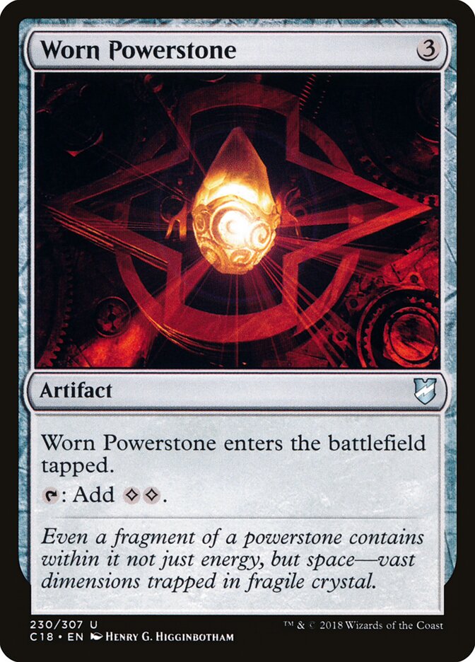 Worn Powerstone card front