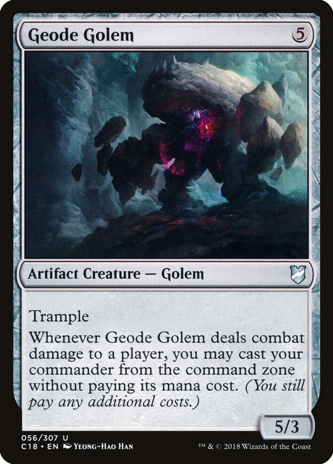 Geode Golem card front
