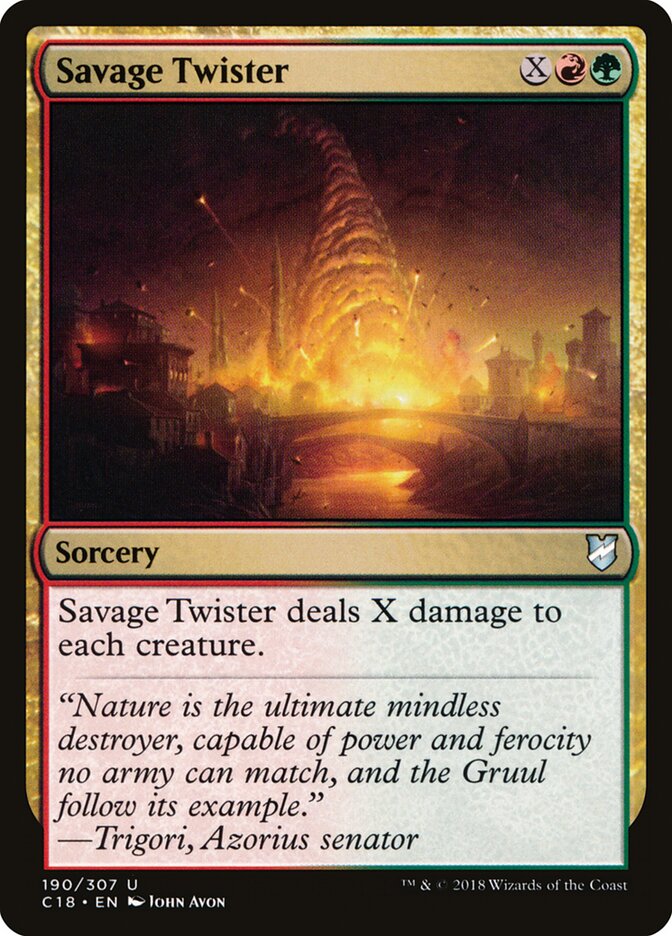 Savage Twister card front