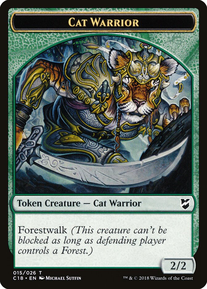 Cat Warrior card front