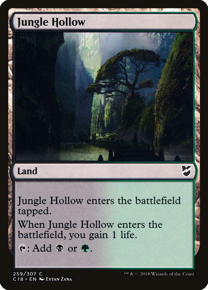 Jungle Hollow card front
