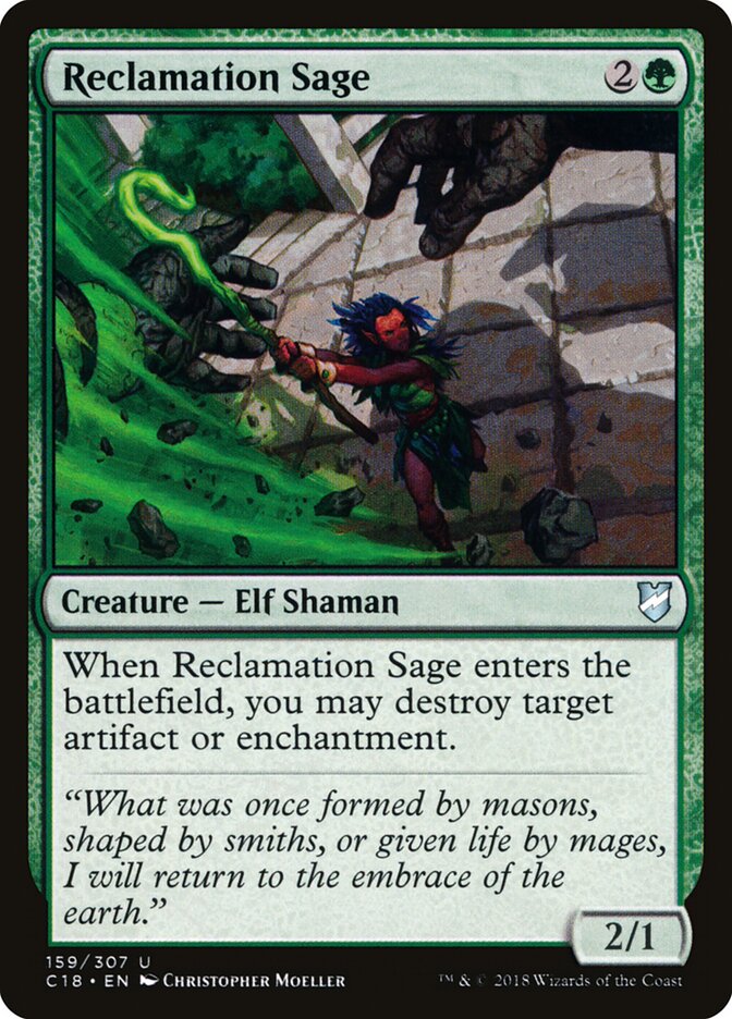 Reclamation Sage card front