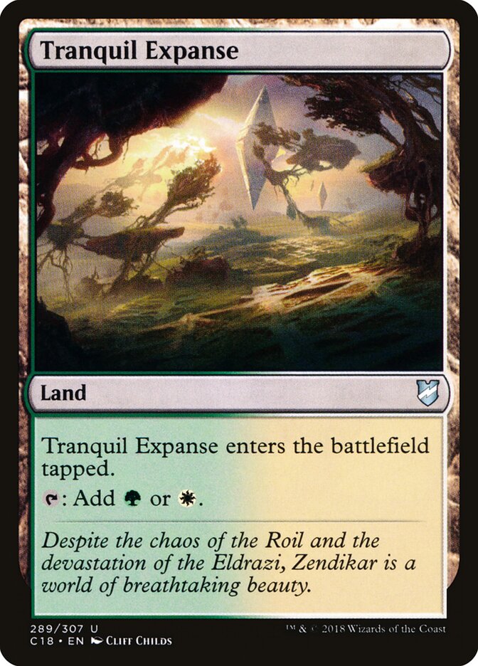 Tranquil Expanse card front