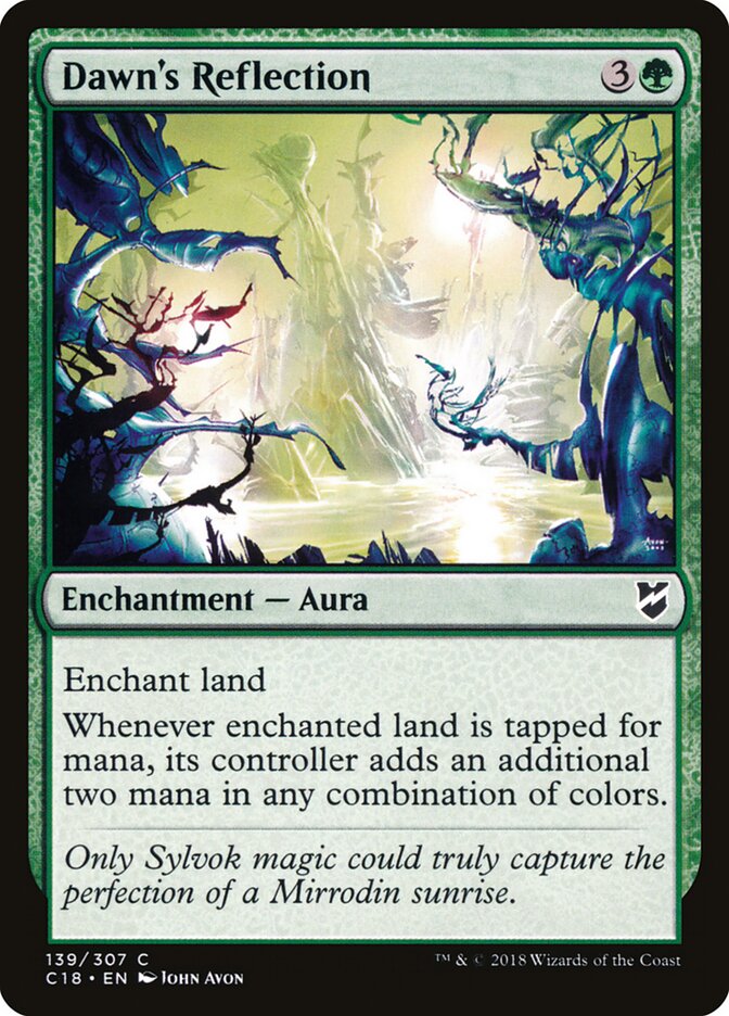 Dawn's Reflection card front