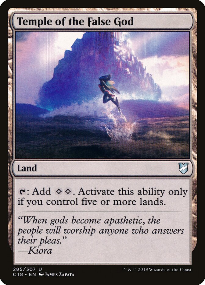 Temple of the False God card front