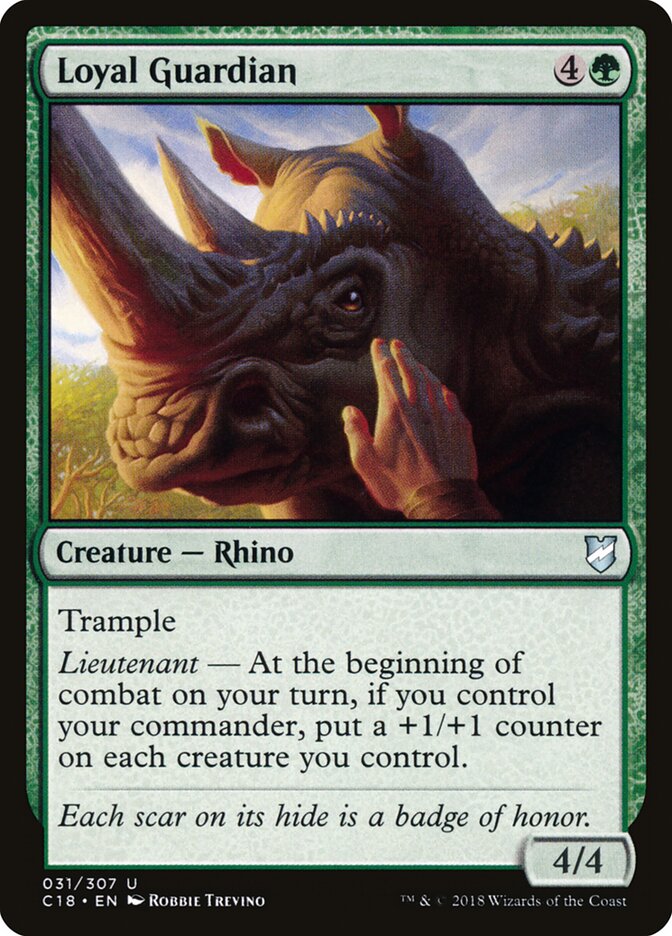 Loyal Guardian card front