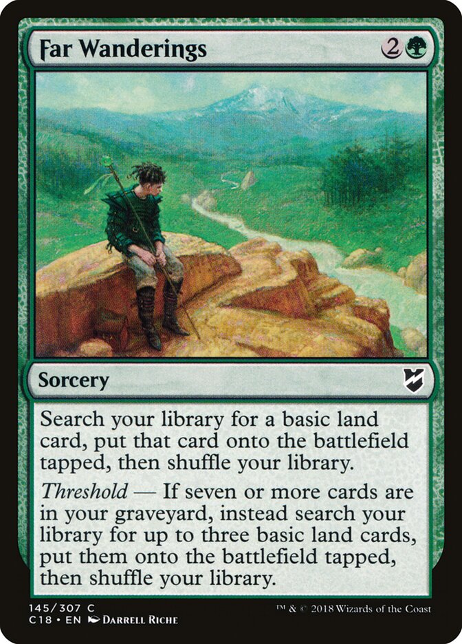 Far Wanderings card front