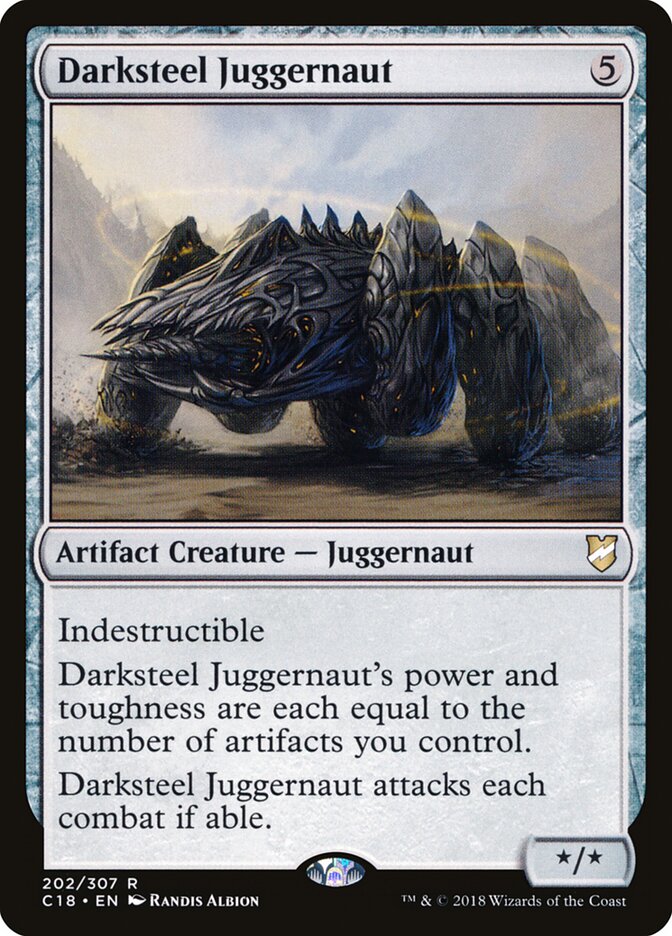 Darksteel Juggernaut card front