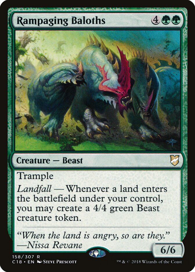 Rampaging Baloths card front