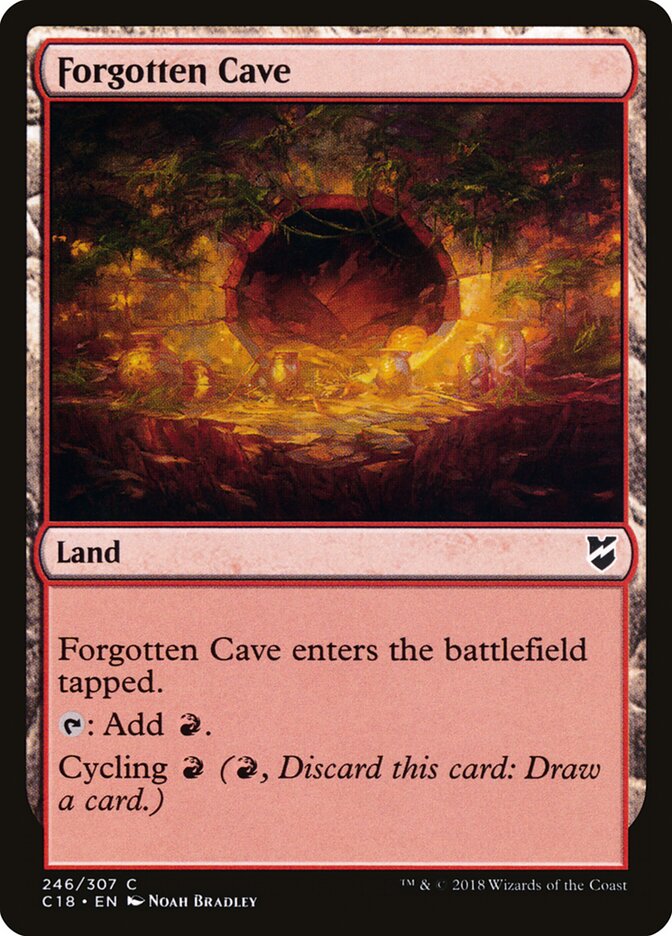 Forgotten Cave card front