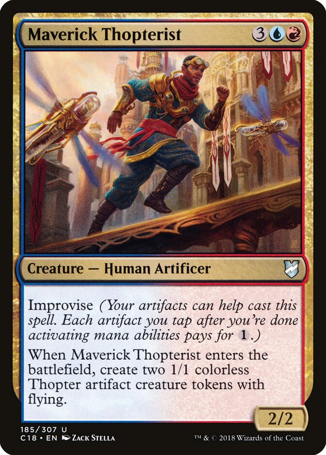 Maverick Thopterist card front