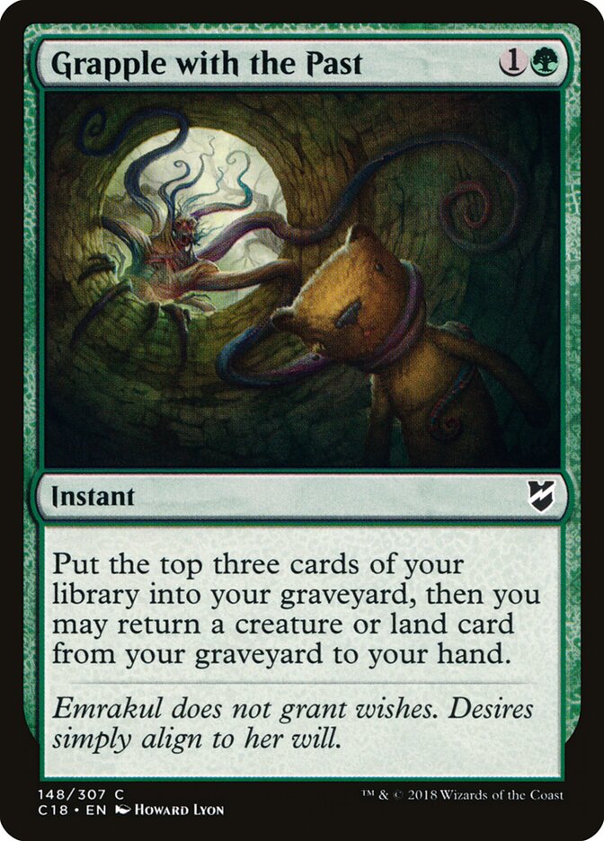 Grapple with the Past card front