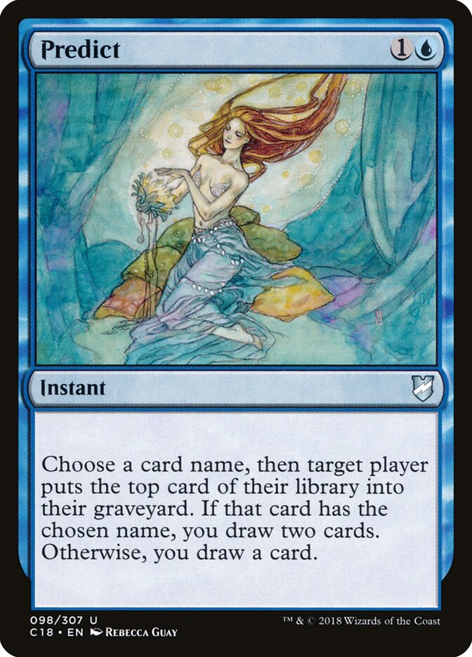 Predict card front