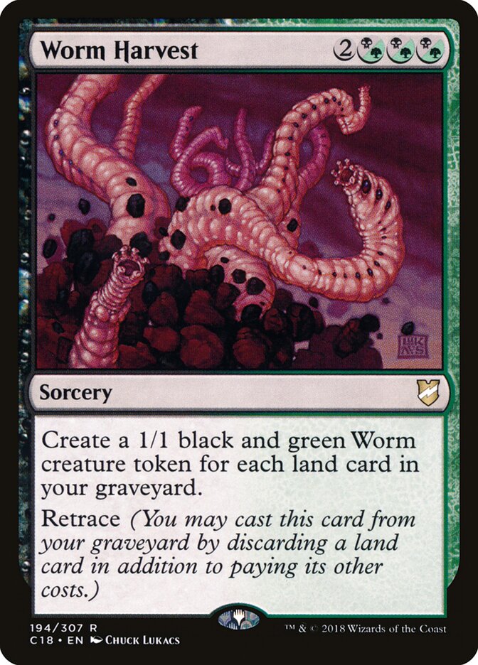 Worm Harvest card front