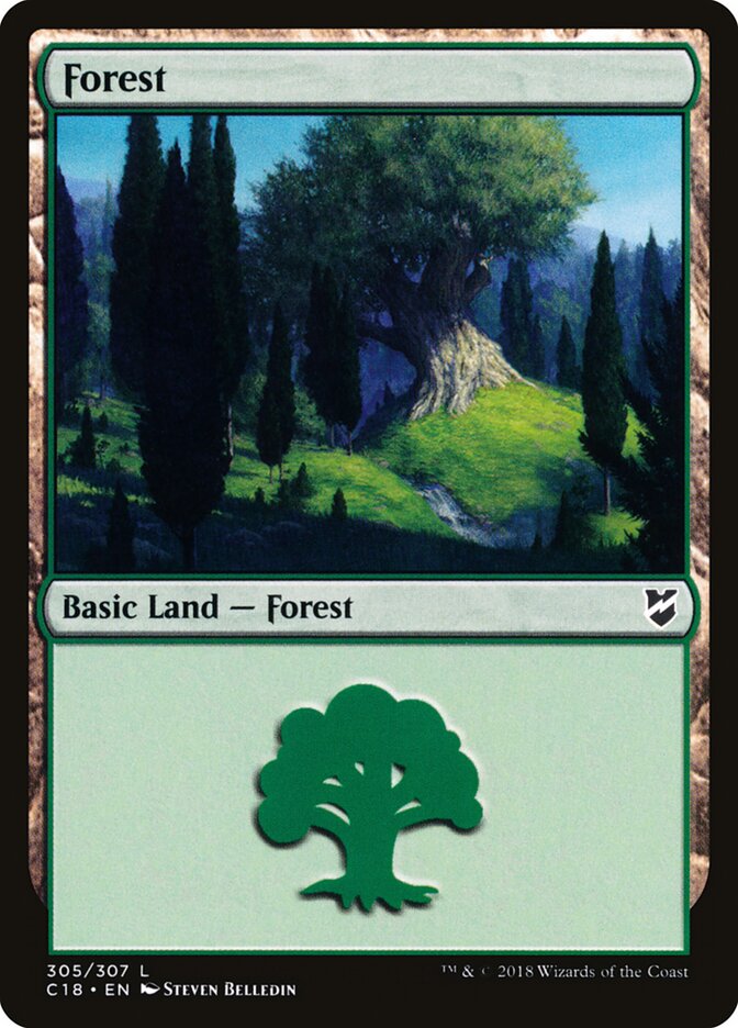 Forest card front