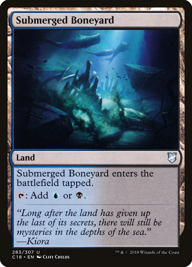 Submerged Boneyard card front