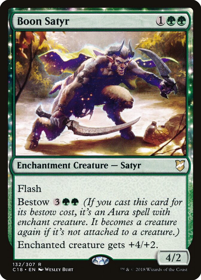 Boon Satyr card front