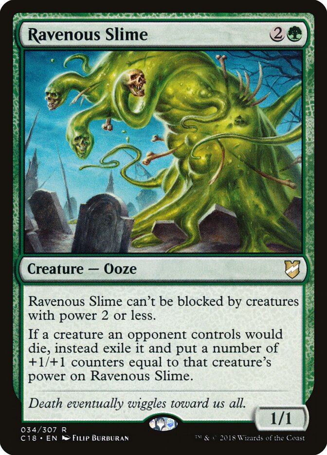 Ravenous Slime card front