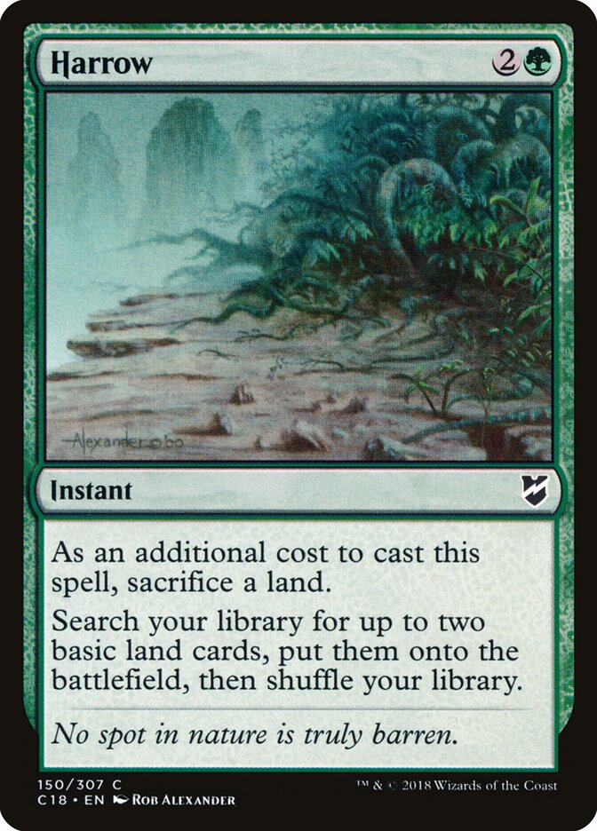 Harrow card front