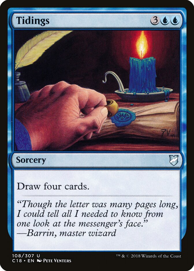 Tidings card front