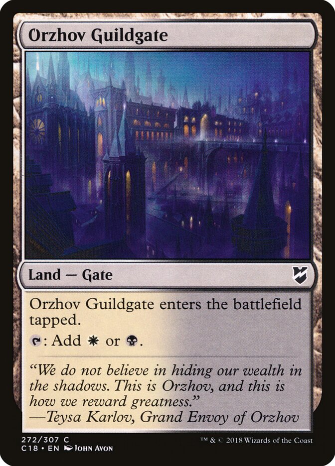 Orzhov Guildgate card front