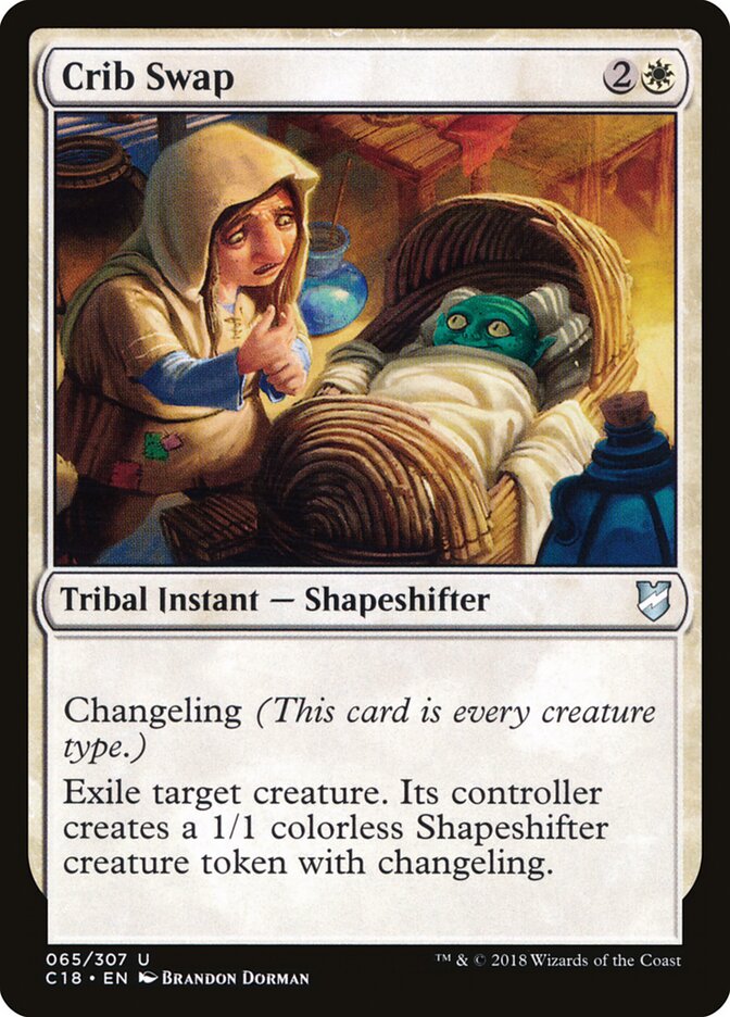 Crib Swap card front