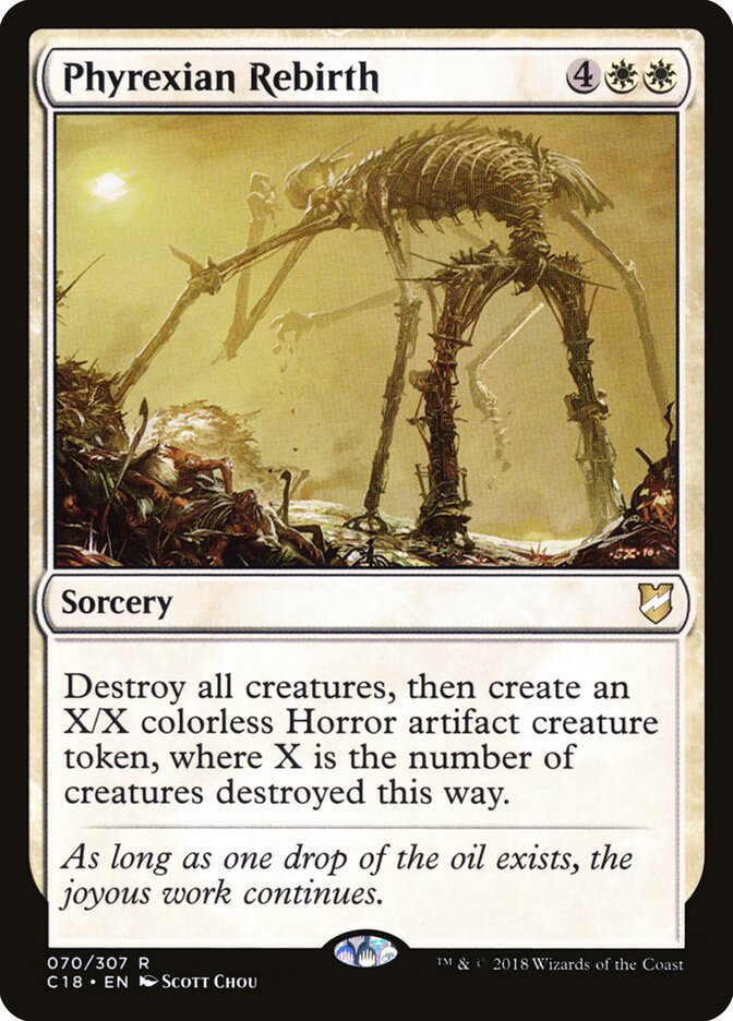Phyrexian Rebirth card front