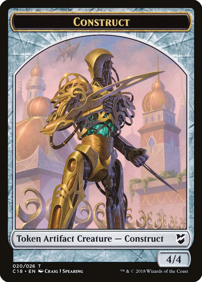 Construct card front