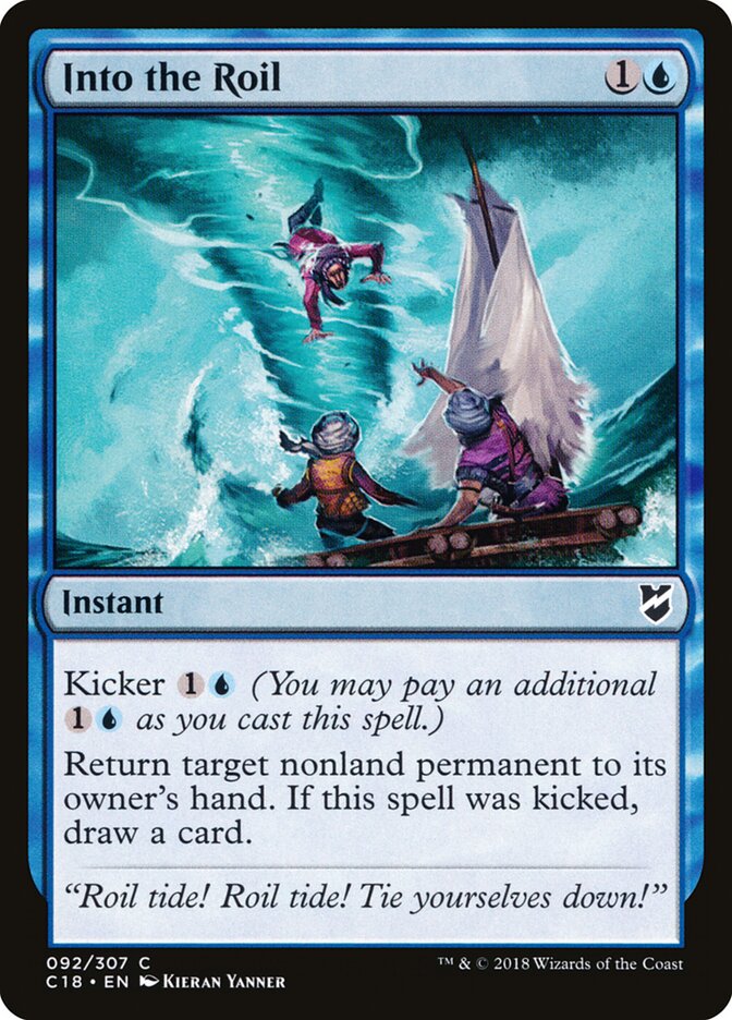 Into the Roil card front