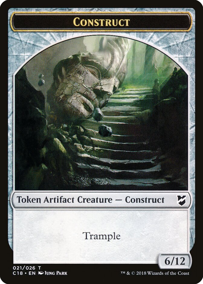 Construct card front