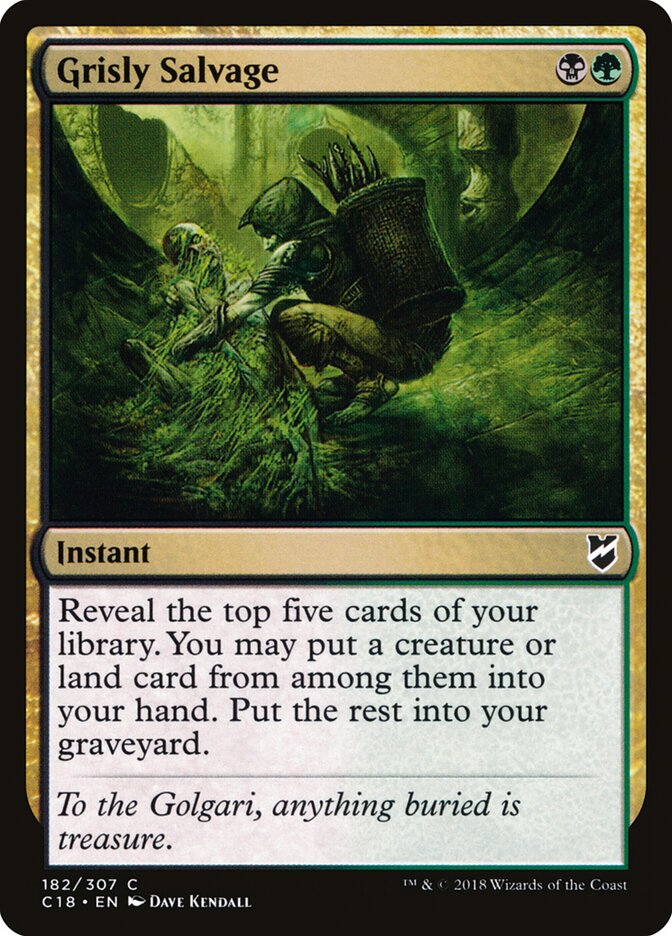 Grisly Salvage card front