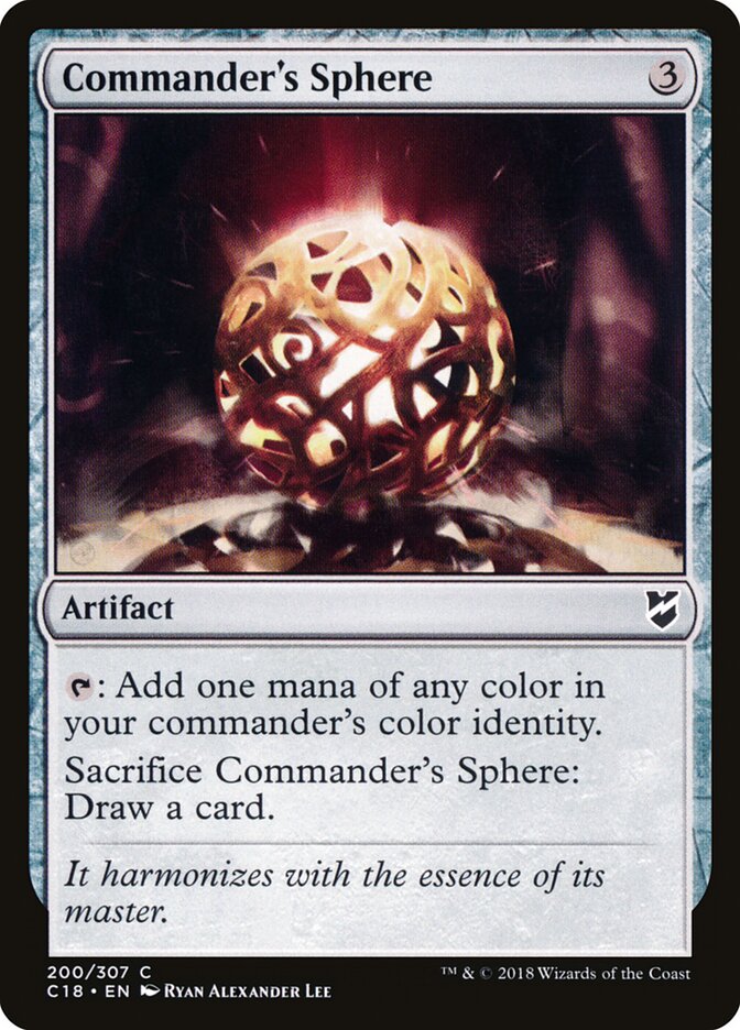 Commander's Sphere card front
