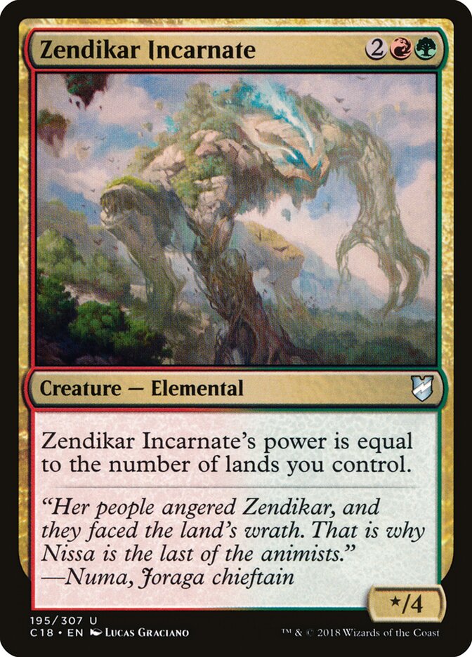 Zendikar Incarnate card front