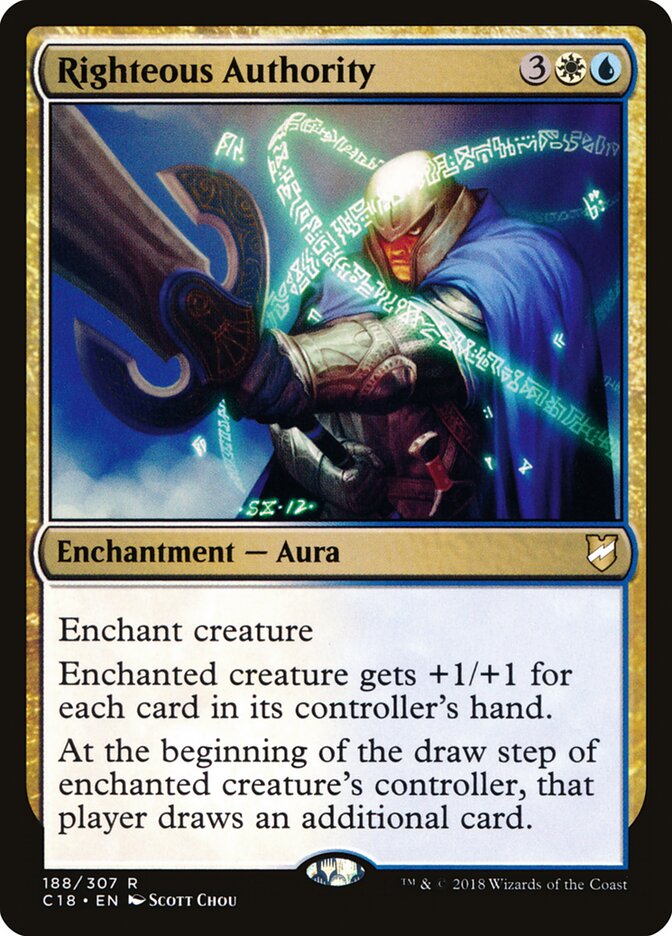Righteous Authority card front