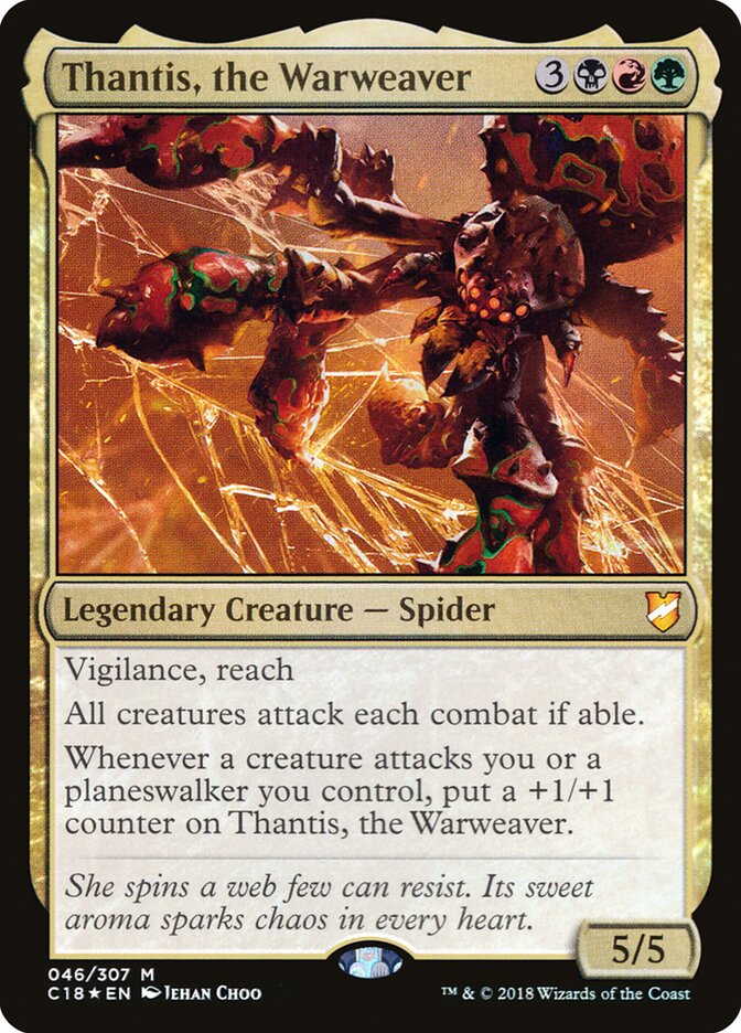 Thantis, the Warweaver card front