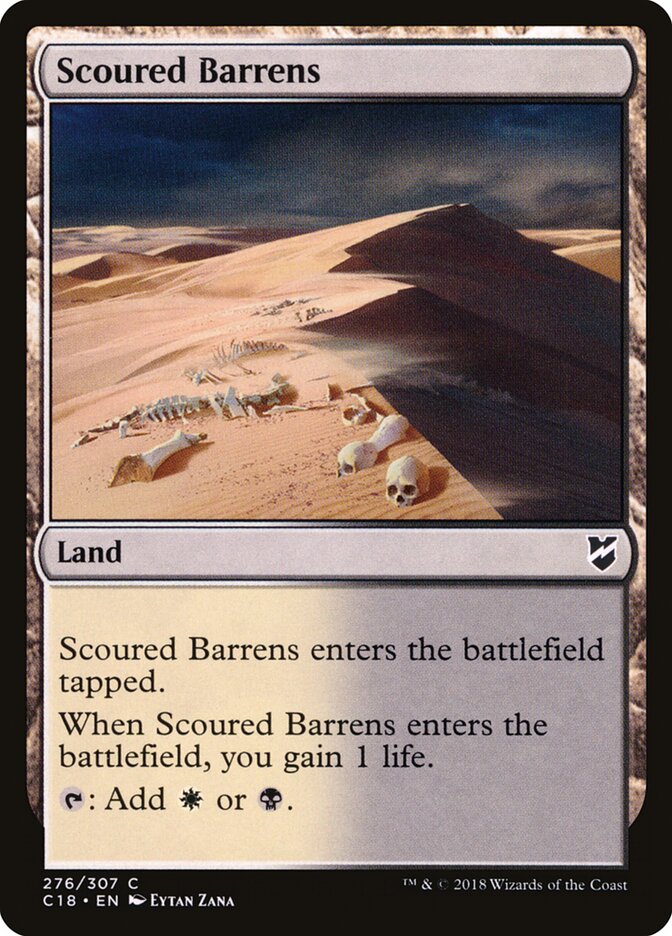 Scoured Barrens card front
