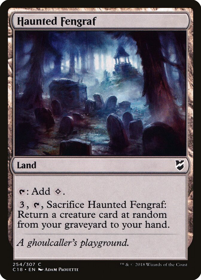 Haunted Fengraf card front