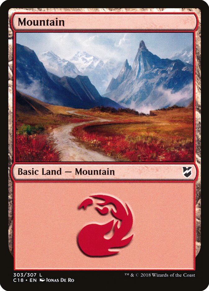 Mountain card front