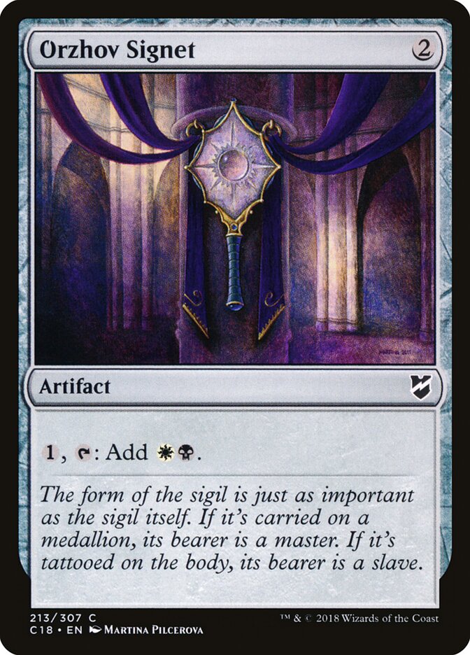Orzhov Signet card front