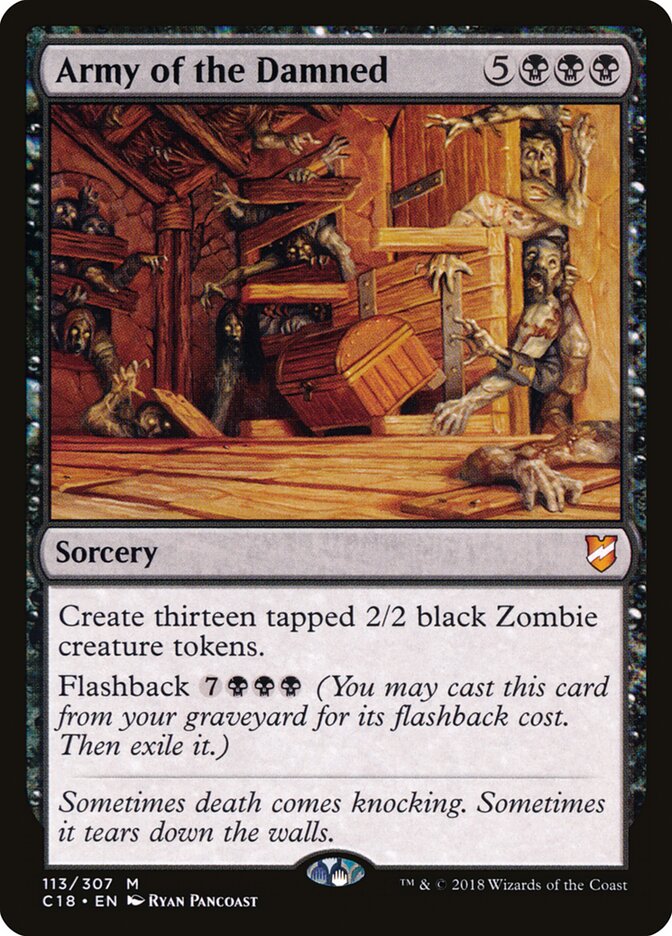 Army of the Damned card front