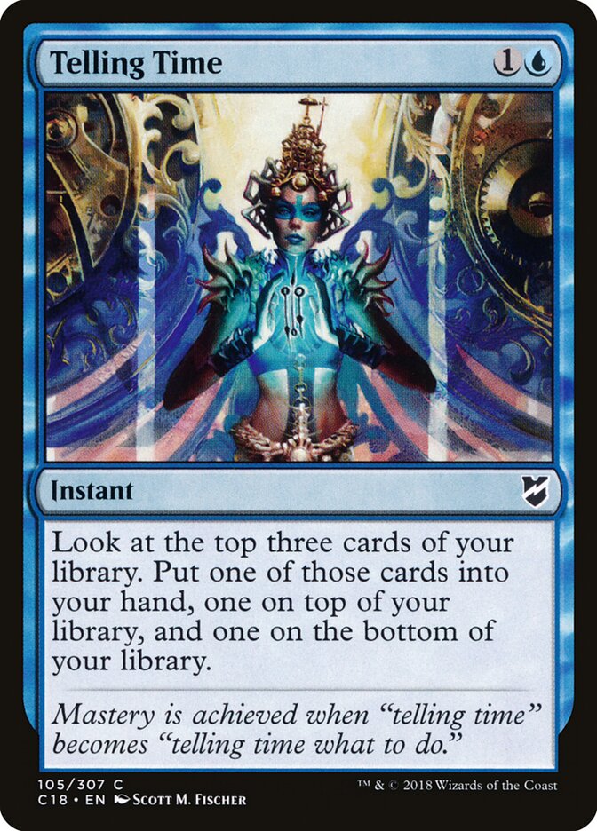 Telling Time card front