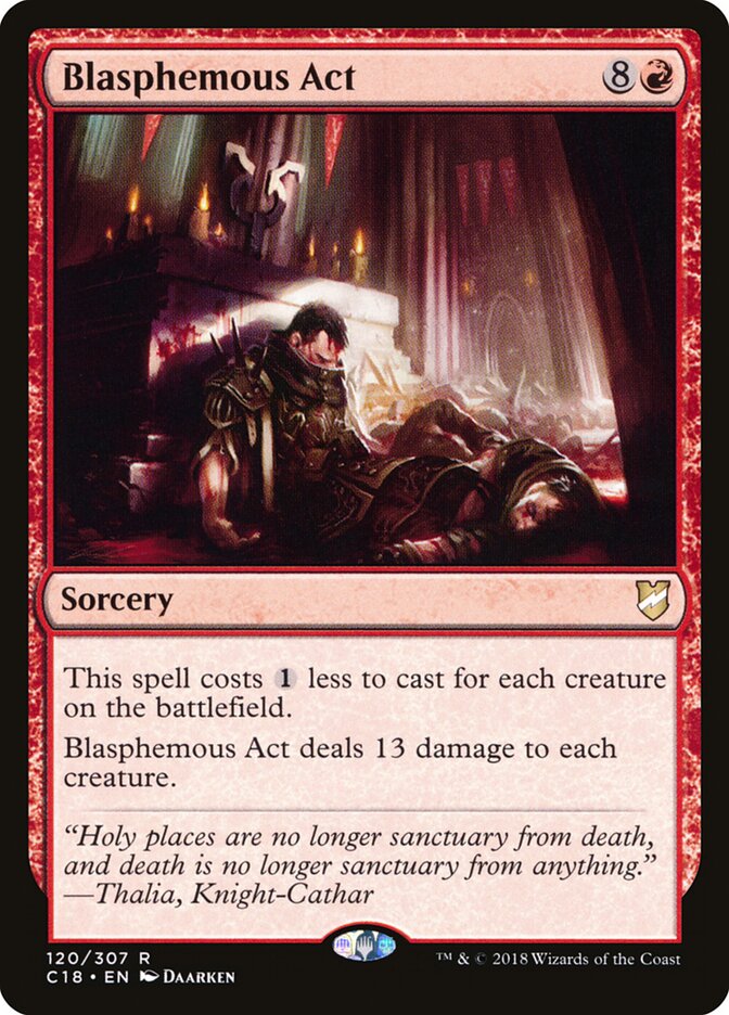 Blasphemous Act card front