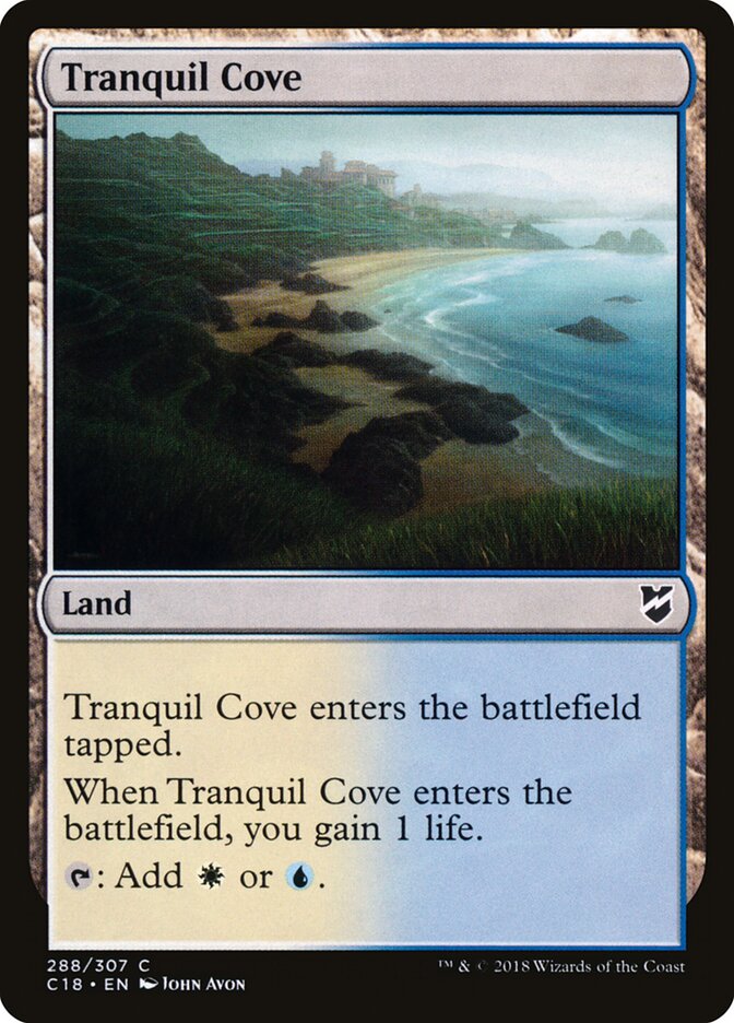 Tranquil Cove card front