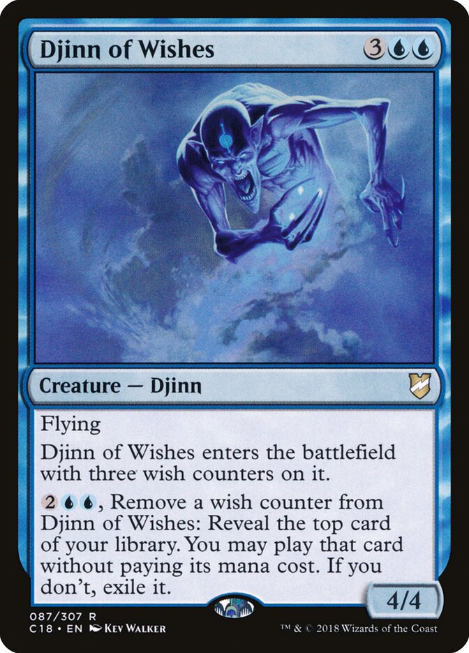 Djinn of Wishes card front