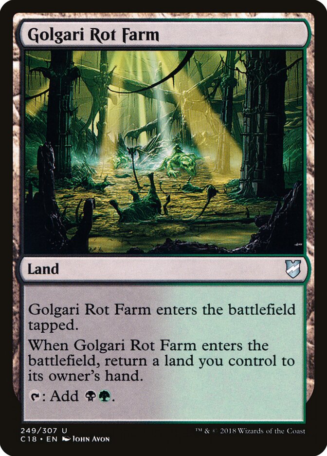 Golgari Rot Farm card front