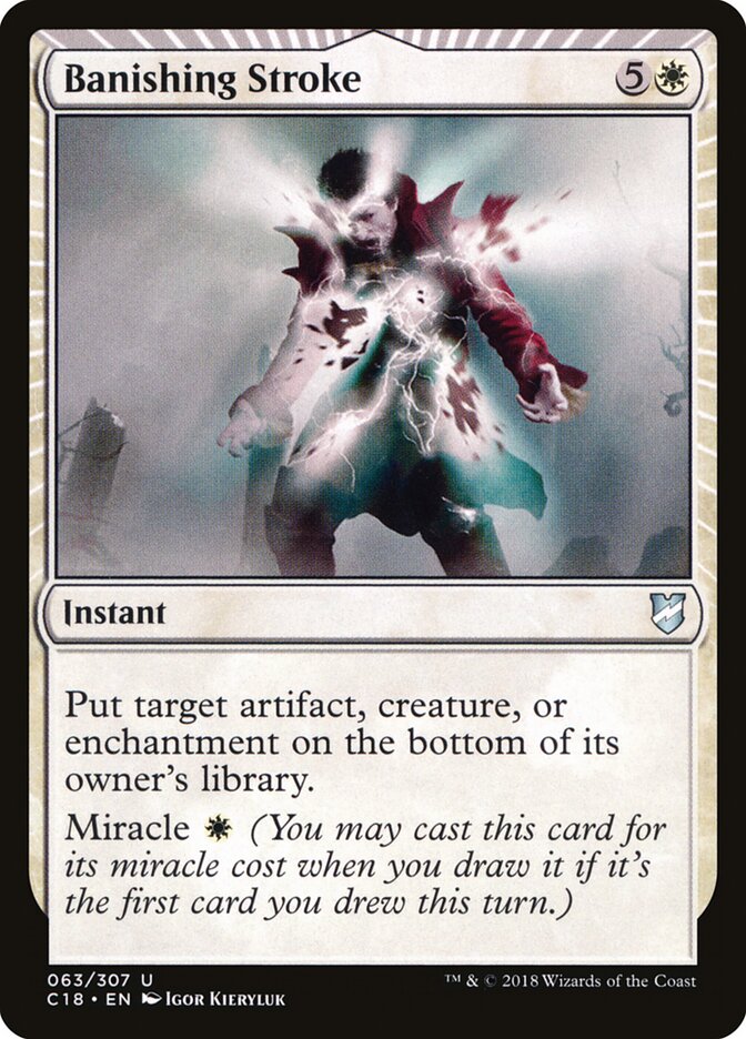 Banishing Stroke card front